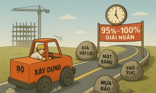Giải ngân đầu tư công: Cú nước rút 'tiêu tiền' sẵn trên bàn Bộ Xây dựng 