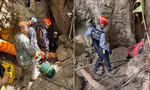 Lực lượng cứu hộ tìm cách tiếp cận hang động ngập nước ở Lào