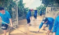 Tuổi trẻ Thanh Hóa hỗ trợ người dân khắc phục sau bão 