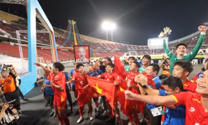 Báo Hàn Quốc: 'Phép màu Kim Sang-sik' lại xuất hiện, Việt Nam giành lại HCV SEA Games sau 4 năm