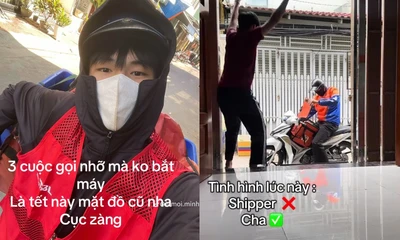 Muôn kiểu shipper "quậy đục nước" dịp cận Tết, khách cũng dở khóc dở cười