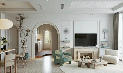 Cải tạo, làm mới căn hộ với ý tưởng từ cát biển