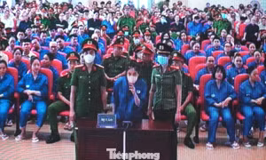 Bị cáo Nguyễn Đỗ Trúc Phương.