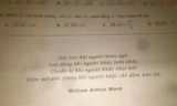 Giao bài tập về nhà trong dịp Tết, thầy giáo viết lời động viên khiến teen không nỡ lười biếng