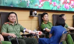 Đoàn viên thanh niên công an Phú Thọ hiến máu 