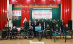 BIDV và Báo Tiền Phong thăm, tặng quà thương bệnh binh nặng tại Phú Thọ
