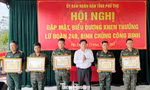 UBND tỉnh Phú Thọ gặp mặt, biểu dương lính công binh vận hành cầu phao Phong Châu