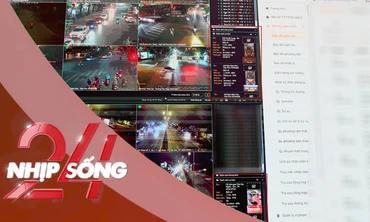 NHỊP SỐNG 24: Bên trong trung tâm chỉ huy CSGT: Camera AI tự 'bắt lỗi', gửi thông báo sau 2 tiếng