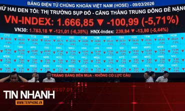 TIN NHANH: Dầu vượt 100 USD/thùng, VN-Index mất hơn 100 điểm, chuyên gia nói gì?