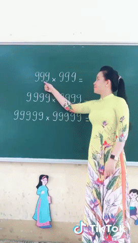 Một số kiến thức Toán vui được cô chia sẻ. Khi thầy cô “đá sân” TikTok: Hài hước, đáng yêu đến mức học sinh chỉ muốn “gói mang về“! ảnh 5