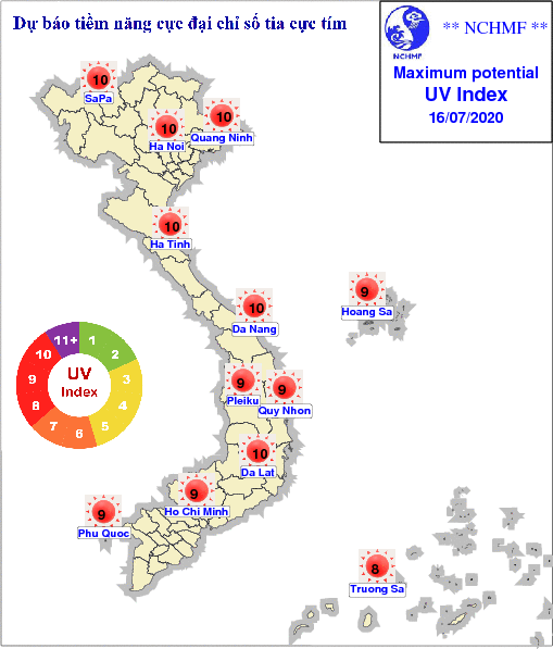 Chỉ số UV ở ba miền đạt ngưỡng báo động, teen đừng quên bảo vệ da khi ra đường! ảnh 1
