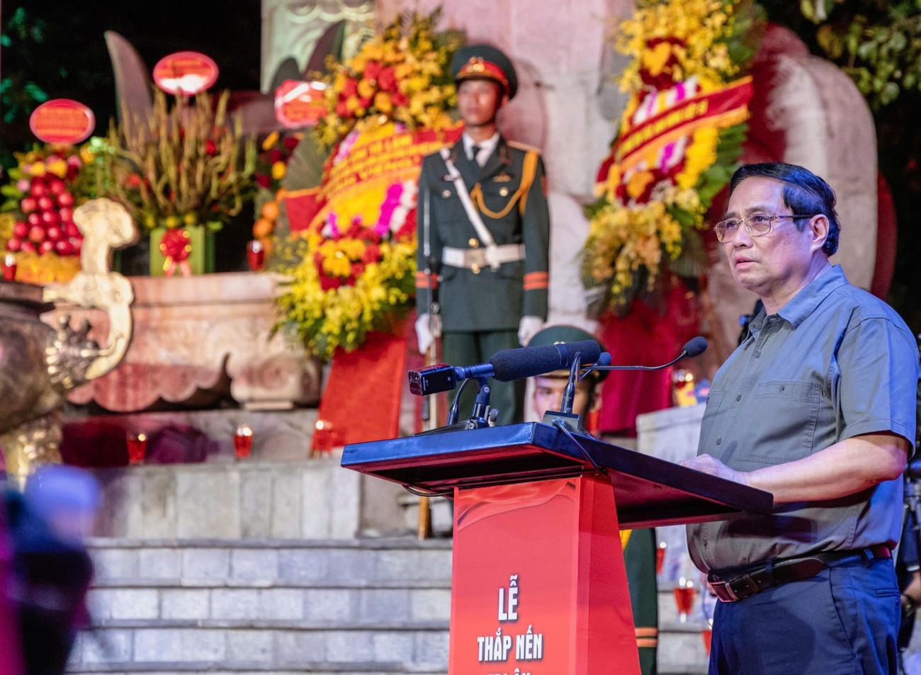 Thủ tướng Phạm Minh Chính phát biểu tại buổi lễ. skhskkgs-4219.jpg