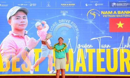 Nguyễn Tuấn Anh bảo vệ danh hiệu Best Amateur tại Vietnam Masters 2026