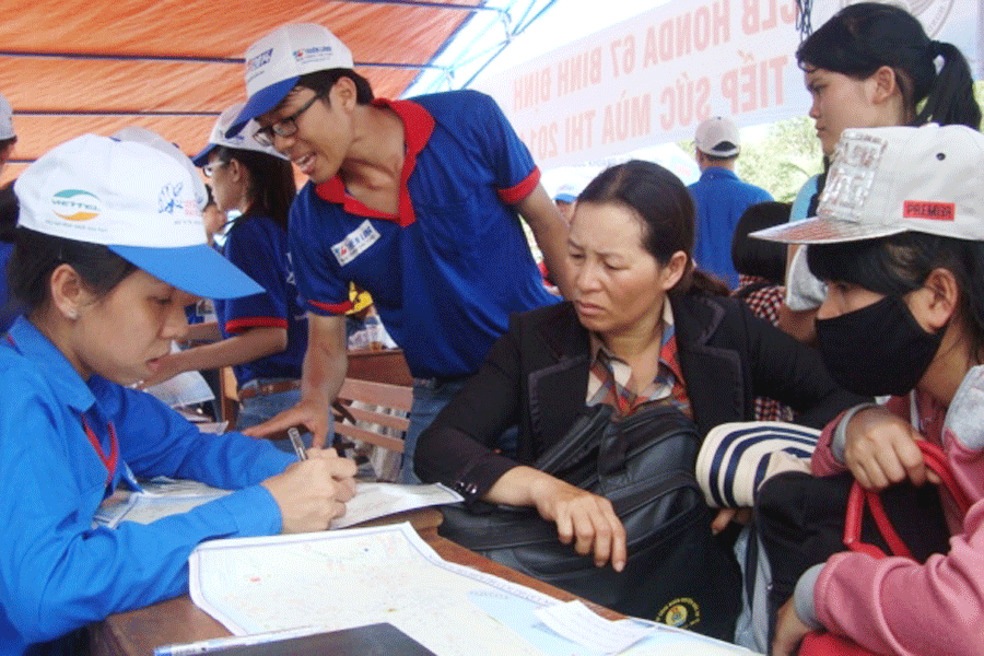 Kon Tum: Tận tình tiếp sức mùa thi 