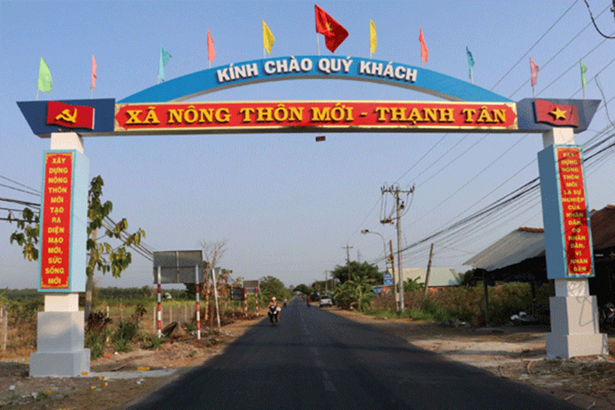 Một góc xã nông thôn mới ở Tây Ninh Một góc xã nông thôn mới ở Tây Ninh