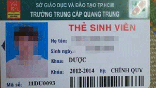 Lật tẩy chiêu trò làm thẻ sinh viên... giả