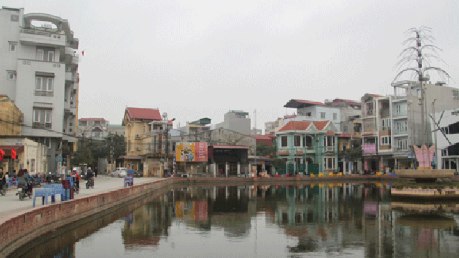 Một góc làng Triều Khúc