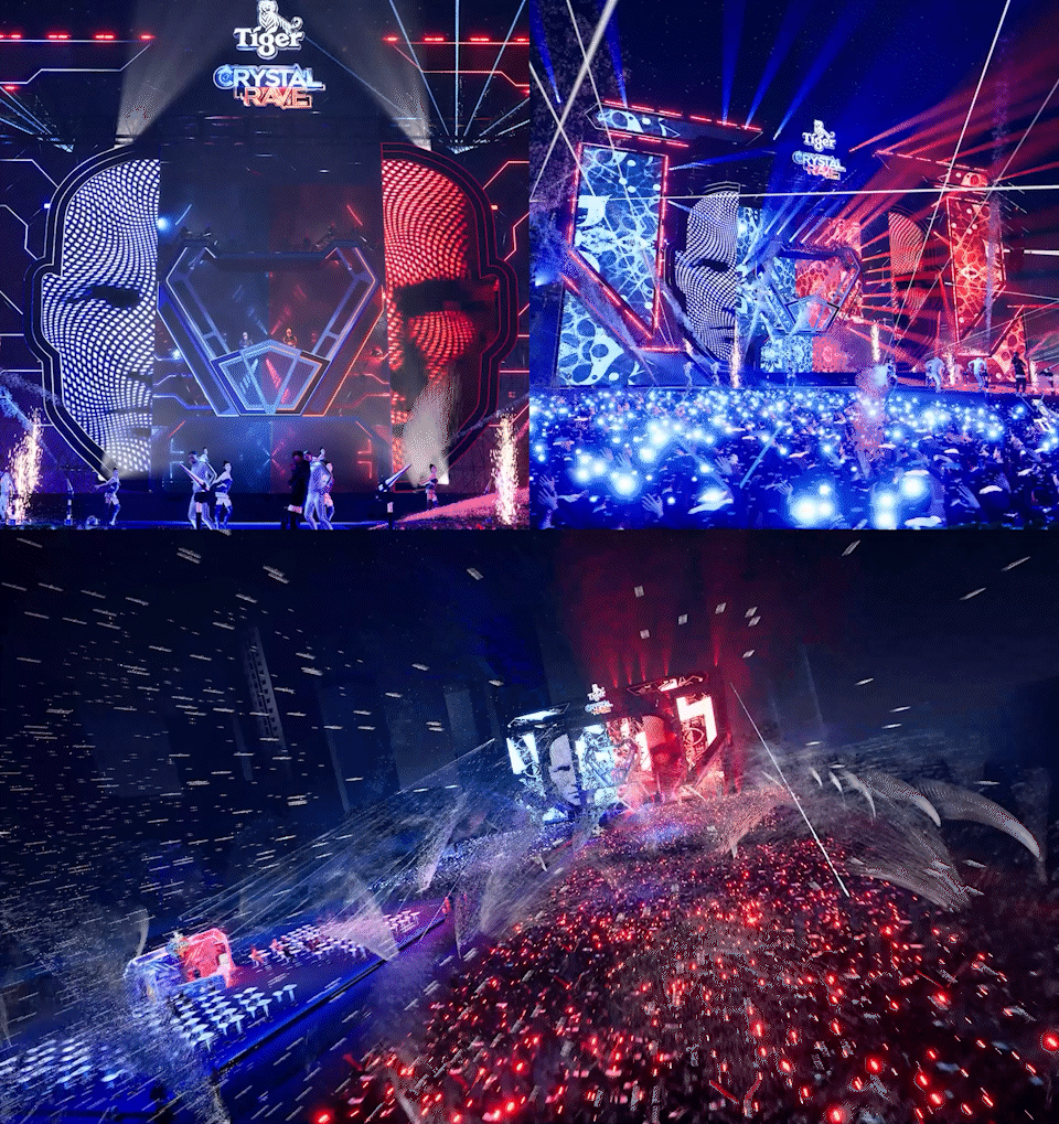 Không chỉ mang đến cho khách hàng những sản phẩm chất lượng, Tiger Beer còn để lại ấn tượng sâu sắc trong lòng người Việt với những trải nghiệm âm nhạc độc đáo. Sự trở lại của Tiger Crystal Rave 2.0, chuỗi đại nhạc hội EDM trên nước đầu tiên tại Việt Nam năm nay có quy mô choáng ngợp từ sân khấu, ánh sáng, âm thanh chất lượng đã dẫn dắt nguồn năng lượng “phá đảo” mạnh mẽ từ người hâm mộ.