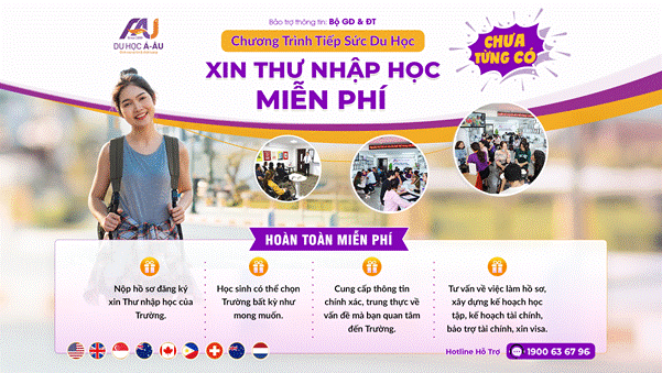 Chương trình tiếp sức du học đặc biệt, giải pháp giúp tiết kiệm thời gian, chi phí cho học sinh đang muốn tự làm hồ sơ du học