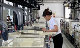 Dây chuyền sản xuất hiện đại của doanh nghiệp Nhật Bản tại Khu công nghiệp Hanssip. 