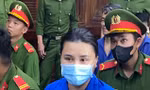 Hoài DJ tại phiên tòa. 