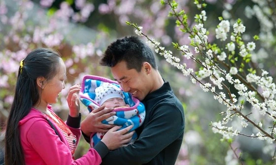 "Niềm hạnh phúc" - Một trong những ảnh dự thi của tác giả Nguyễn Vinh Hiển.