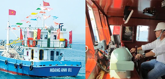 Tàu cá vỏ thép đầu tiên được bàn giao cho ngư dân