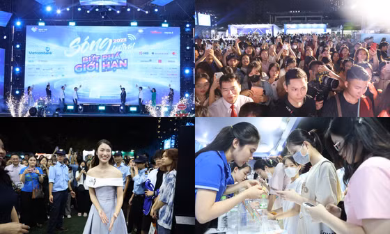 Giới trẻ thích thú trải nghiệm các gian hàng tại Ngày Thẻ Việt Nam - Sóng Festival 2023