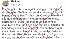 Đăng tin người lạ tiếp cận con mình gây hoang mang dư luận