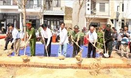 Bộ Công an khởi công xây dựng nhà giúp đồng bào Gia Lai vượt lũ