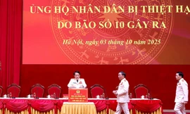 Bộ Công an ủng hộ 28 tỷ đồng giúp nhân dân khắc phục hậu quả bão lũ