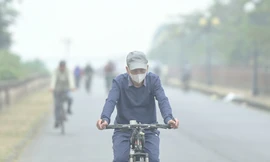 Bụi, ô nhiễm không khí bao trùm Ninh Bình