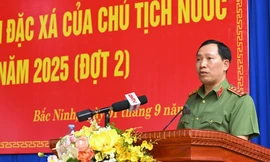 Công bố quyết định đặc xá cho 368 phạm nhân tại Trại giam Ngọc Lý