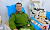 Đại úy công an hơn 10 năm hiến máu cứu người, lan tỏa nghĩa cử vì cộng đồng