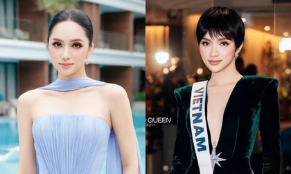 Miss Universe 2025: Hoa hậu Hương Giang bất ngờ xuất hiện với mái tóc tém