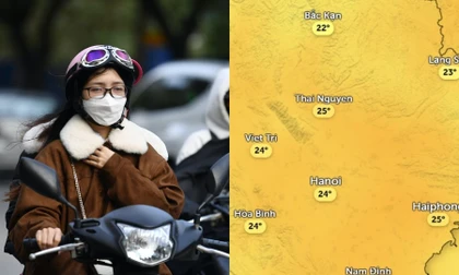 Dự báo không khí lạnh tiếp tục về Hà Nội trong ngày 9/3