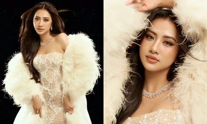 Ngắm Hoa hậu Hà Trúc Linh đẹp rạng rỡ trong bộ ảnh chuẩn "beauty queen"