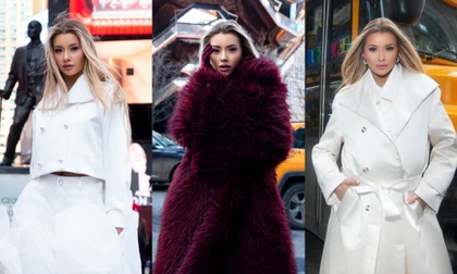 Miss Cosmo 2025 Yolina Linquist khoe bộ ảnh "siêu mẫu" trên đường phố New York