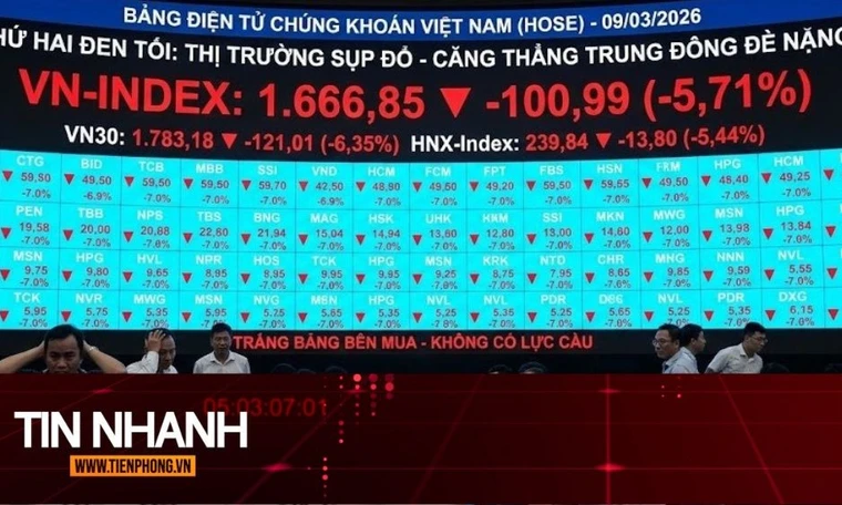 TIN NHANH: Dầu vượt 100 USD/thùng, VN-Index mất hơn 100 điểm, chuyên gia nói gì?