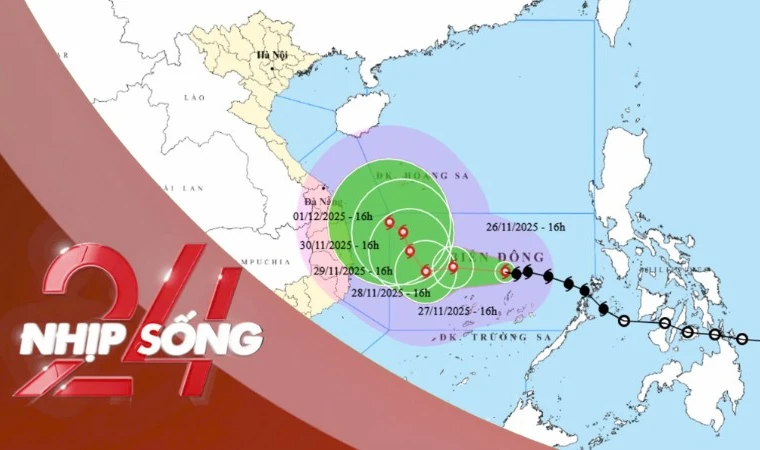 NHỊP SỐNG 24: Miền Trung bị tác động thế nào bởi bão số 15?
