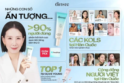 Loại kem chống nắng thuần chay Dinsee nào khiến hội chị em Việt tại Hàn 'đổ xô săn lùng'?