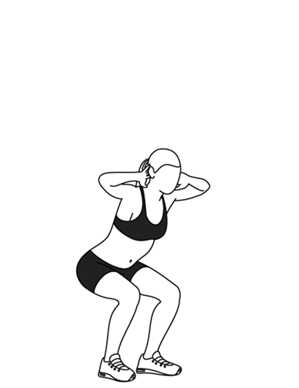 Động tác jump squat. Nam sinh Thái Lan qua đời vì bị phạt squat 100 lần do không làm bài tập về nhà ảnh 2