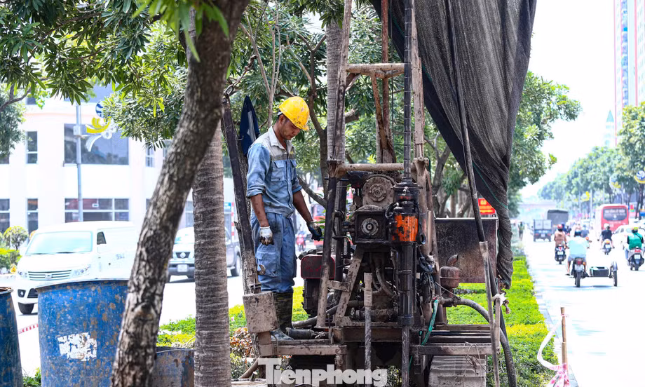 Hà Nội bắt đầu khoan khảo sát, cầu vượt gần 822 tỷ đồng chuẩn bị thành hình
