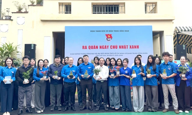 Tuổi trẻ cơ quan Trung ương Đoàn hành động vì môi trường xanh sạch đẹp