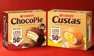 Orion ra mắt dòng sản phẩm “Less sugar - giảm đường” giữ tròn vị ngon