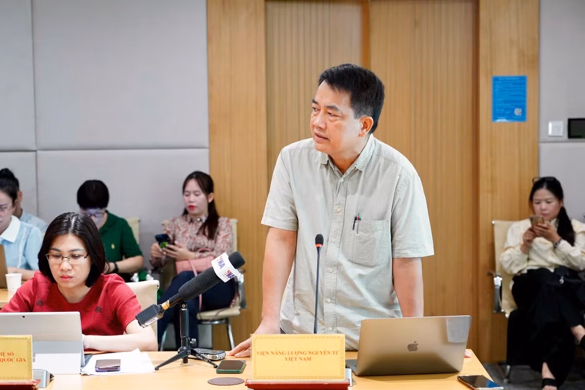 TS. Trần Chí Thành - Viện trưởng Viện Năng lượng Nguyên tử Việt Nam. Ảnh: MST.