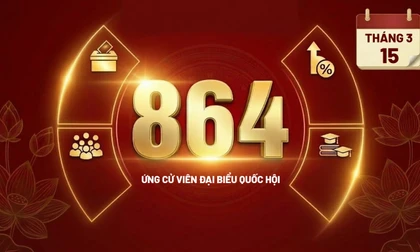 Cơ cấu thành phần 864 ứng cử viên đại biểu Quốc hội khóa XVI