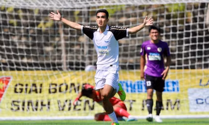 Hoàng Văn Lâm, sinh viên năm cuối ngành Cơ khí, Trường Đại học Thủy lợi.