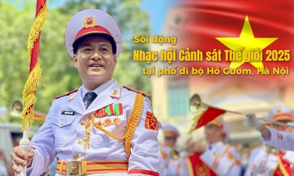 Sôi động Nhạc hội Cảnh sát Thế giới 2025 tại phố đi bộ Hồ Gươm, Hà Nội
