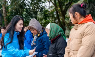 Tuổi trẻ Thủ đô mang mùa đông ấm đến Thung Nai